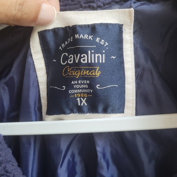 Cavalini Women's Navy Quilted Jacket - Picture 3 of 11